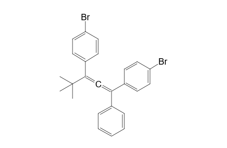 1-bromanyl-4-[1-(4-bromophenyl)-4,4-dimethyl-1-phenyl-penta-1,2-dien-3-yl]benzene