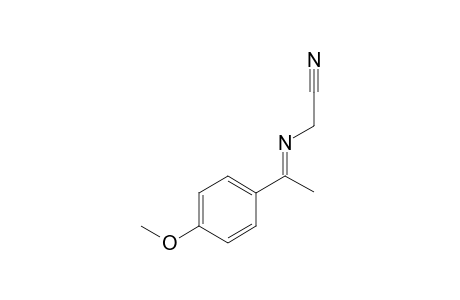 N-[1-(p-Methoxyphenyl)ethylidene]cyanomethyl amine