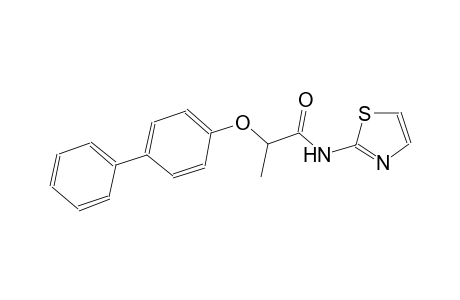 2-([1,1'-biphenyl]-4-yloxy)-N-(1,3-thiazol-2-yl)propanamide