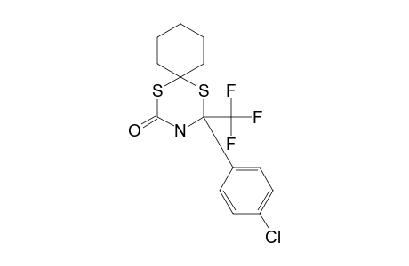 2,3-DIHYDRO-6,6-PENTAMETHYLENE-2-(4-CHLOROPHENYL)-2-TRIFLUOROMETHYL-1,3,5-DITHIAZIN-4-ONE