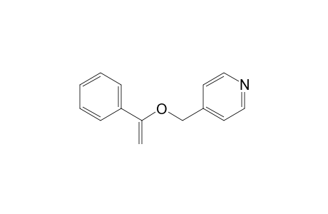 4-[ 1'-Phenylethenyloxymethyl]pyridine