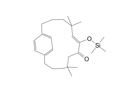 7-(Trimethylsiloxy)-4,4,9,9-tetramethyl[12]paracyclophan-7-en-6-one