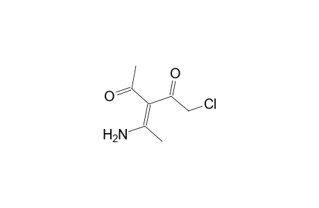 2,4-Pentanedione, 3-(1-aminoethylidene)-1-chloro-