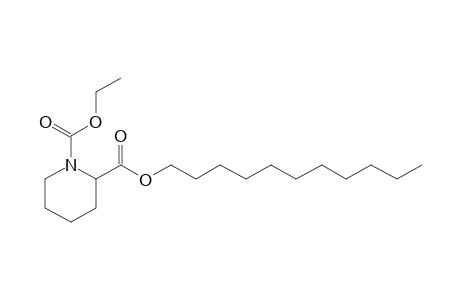 Pipecolic acid, N-ethoxycarbonyl-, undecyl ester