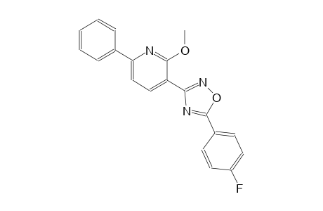 3-[5-(4-fluorophenyl)-1,2,4-oxadiazol-3-yl]-2-methoxy-6-phenylpyridine