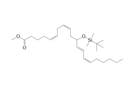 Methyl 11-(ter-butyldimethylsiloxy)eicosan-5(Z),8(Z),12(E),14(Z)-tetraenoate