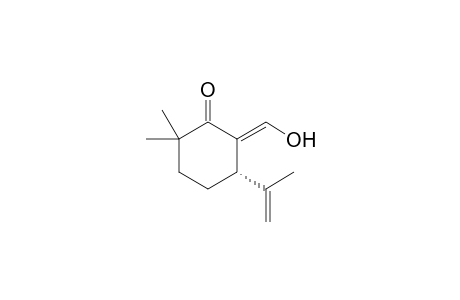 (5S)-6-Hydroxymethylene-5-isopropenyl-2,2-dimethylcyclohexanone