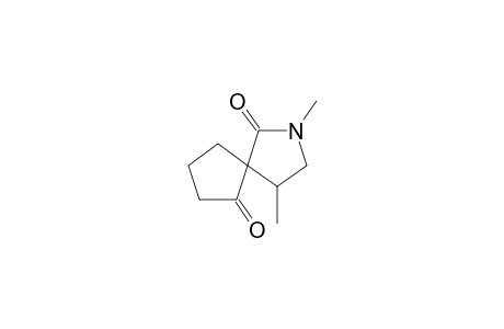 2,4-Dimethyl-2-azaspiro[4.4]nonane-1,6-dione