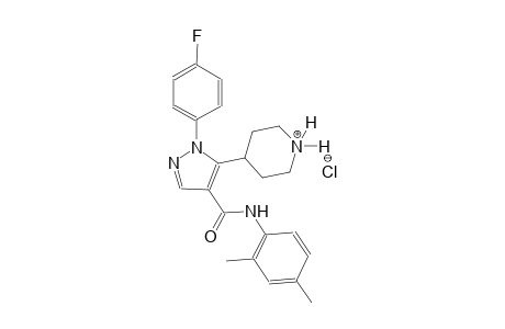 piperidinium, 4-[4-[[(2,4-dimethylphenyl)amino]carbonyl]-1-(4-fluorophenyl)-1H-pyrazol-5-yl]-, chloride