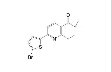 2-(5-bromothiophen-2-yl)-6,6-dimethyl-7,8-dihydroquinolin-5(6H)-one