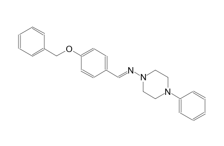1-piperazinamine, 4-phenyl-N-[(E)-[4-(phenylmethoxy)phenyl]methylidene]-