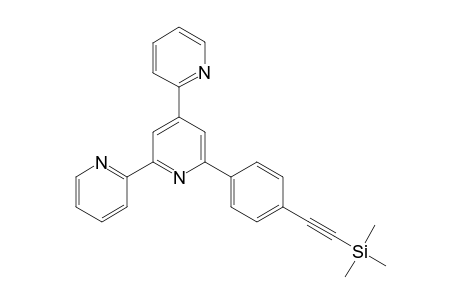 4-(2-Pyridyl)-6-[4-{2-(trimethylsilyl)-1-ethynyl}phenyl]-2,2'-bipyridine