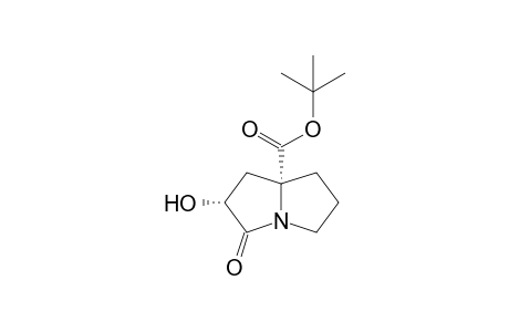tert-Butyl (2R*,7aR*)-2-hydroxy-3-oxotetrahydro-1H-pyrrolizine-7a(5H)-carboxylate
