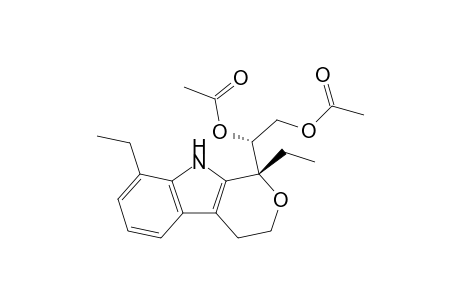 (1R,1'R)-1,8-Diethyl-1-(1',2'-diacetyloxy)ethyl-1,3,4,9-tetrahydropyran[3,4-b]indole