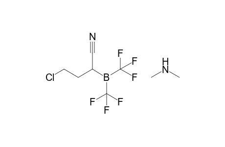 Dimethylamine-( 3-chloro-1-cyanopropyl-)-bis(trifluoromethyl)borane