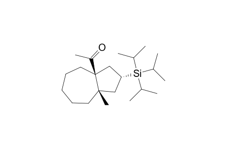 (1S,7S,9R) 1-Acetyl-9-triisopropylsilyl-7-methylbicyclo[5.3.0]decane