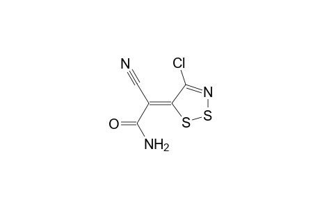 (E)-2-(4-Chloro-5H-1,2,3-dithiazol-5-ylidene)-2-cyanoacetamide