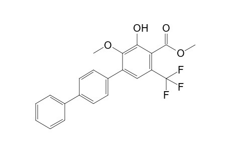 3''-Hydroxy-2''-methoxy-5''-(trifluoromethyl)[1,1':4',1'']terphenyl-4''-carboxylic acid methyl ester