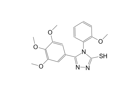4-(2-methoxyphenyl)-5-(3,4,5-trimethoxyphenyl)-4H-1,2,4-triazol-3-yl hydrosulfide