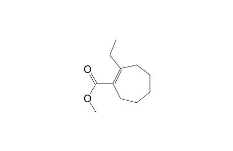 1-Cycloheptene-1-carboxylic acid, 2-ethyl-, methyl ester