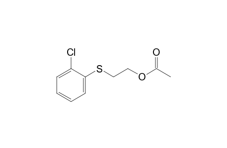 Ethanol, 2-[(2-chlorophenyl)thio]-, acetate