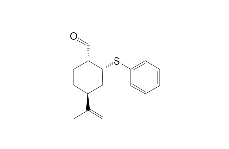 (1R,2R,4S)-4-ISOPROPENYL-2-(PHENYLTHIO)-CYCLOHEXANE-CARBALDEHYDE