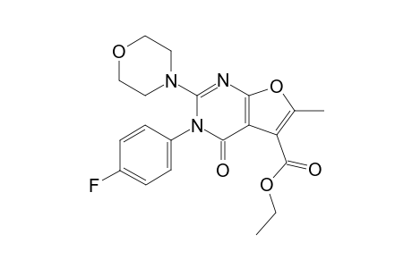5-Ethoxycarbonyl-3-(4-fluorophenyl)-6-methyl-2-(morpholin-4-yl)furo[2,3-d]pyrimidin-4(3H)-one