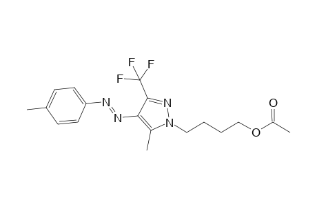 (4-{5-Methyl-4-[(4-methylphenyl)diazenyl]-3-trifluoromethyl-1H-pyrazol-1-yl}butyl)-acetate