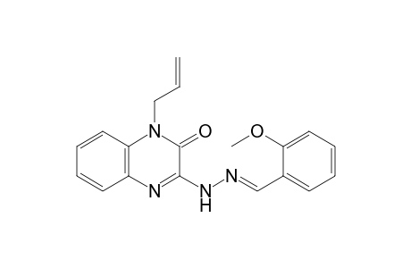 1-Allyl-3-(2-(2-methoxybenzylidene)hydrazinyl)quinoxalin-2(1H)-one