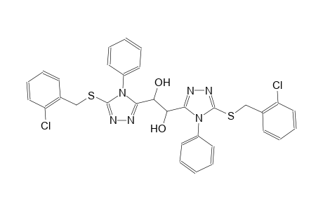 1,2-ethanediol, 1,2-bis[5-[[(2-chlorophenyl)methyl]thio]-4-phenyl-4H-1,2,4-triazol-3-yl]-
