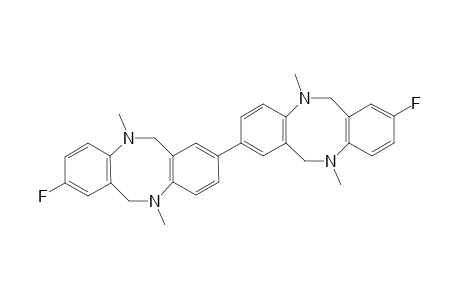 8,8'-Bis-5,11-dimethyl-5,6,11,12-tetrahydro-2-fluorodibenzo[b,f][1,5]diazocine