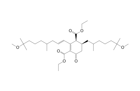 DIETHYL-4-(6-METHOXY-2,6-DIMETHYLHEPTYL)-2-(8-METHOXY-4,8-DIMETHYLNON-1-ENYL)-6-OXOCYCLOHEX-1-ENE-1,3-DICARBOXYLATE