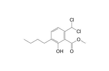 Methyl 6-dichloromethyl-2-hydroxy-3-butylbenzoate