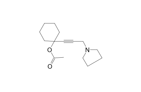 1-[3-(1-pyrrolidinyl)-1-propynyl]cyclohexyl acetate