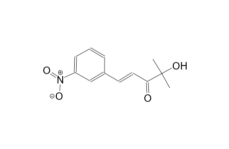 (1E)-4-hydroxy-4-methyl-1-(3-nitrophenyl)-1-penten-3-one