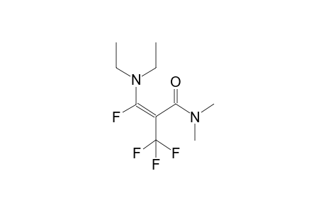 ALPHA-TRIFLUOROMETHYL-BETA-DIETHYLAMINO-BETA-FLUOROACRYLIC ACID, N,N-DIMETHYLAMIDE