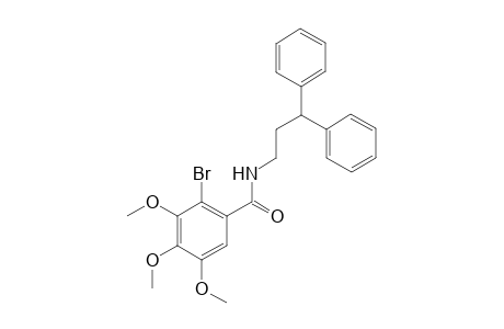 Benzamide, 2-bromo-N-(3,3-diphenylpropyl)-3,4,5-trimethoxy-