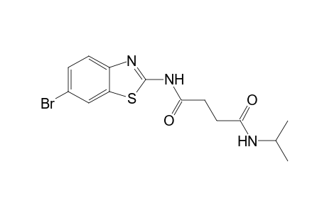 Butanediamide, N-(6-bromobenzothiazol-2-yl)-N'-isopropyl-