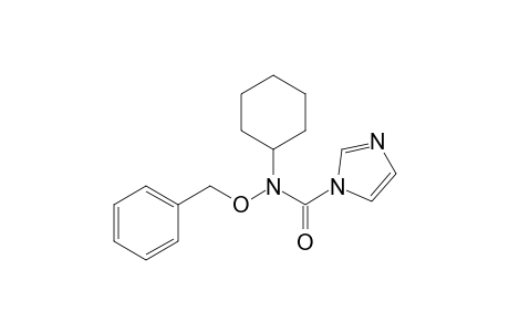 1H-Imidazole-1-carboxamide, N-cyclohexyl-N-(phenylmethoxy)-