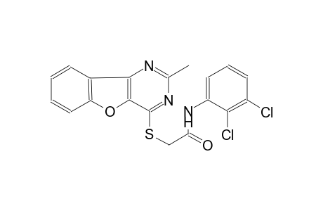 N-(2,3-dichlorophenyl)-2-[(2-methyl[1]benzofuro[3,2-d]pyrimidin-4-yl)sulfanyl]acetamide