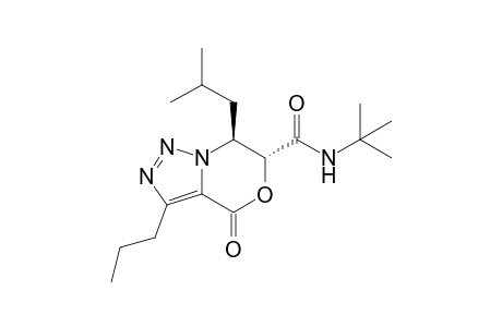 (6R,7S)-N-(tert-butyl)-7-isobutyl-4-oxo-3-propyl-6,7-dihydro-4H-[1,2,3]triazolo[5,1-c][1,4]oxazine-6-carboxamide