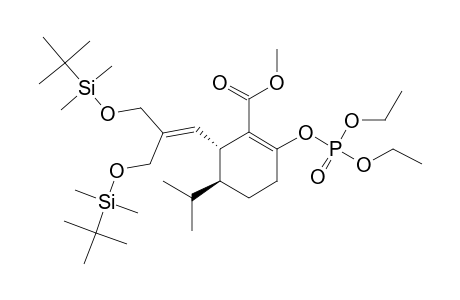 13;(3S,4R)-[(DIETHOXYPHOSPHORYL)-OXY]-2-(METHOXYCARBONYL)-4-(1-METHYLETHYL)-3-[3-(TERT.-BUTYLDIMETHYLSILYLOXY)-2-[(TERT.-BUTYLDIMETHYLSILYLOXY)-METHYL]-PROP-1-
