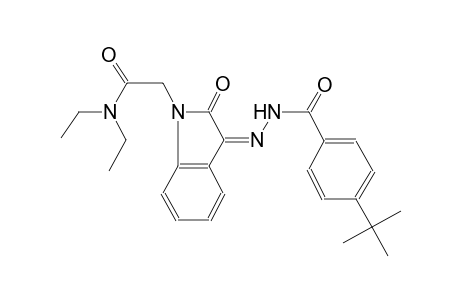 benzoic acid, 4-(1,1-dimethylethyl)-, 2-[(3Z)-1-[2-(diethylamino)-2-oxoethyl]-1,2-dihydro-2-oxo-3H-indol-3-ylidene]hydrazide