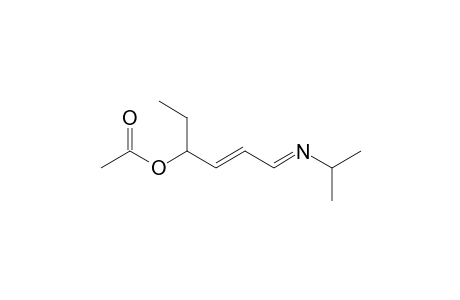 (1E,3E)-5-Acetoxy-N-isopropyl-1-azahepta-1,3-diene