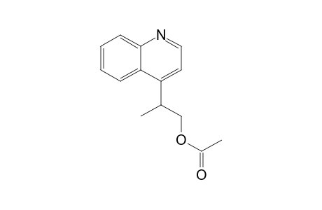 Acetic acid 2-quinolin-4-yl propyl ester