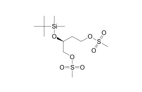 (2S)-2-[(tert-Butyldimethylsilyl)oxy]-1,4-bis[(methanesulfonyl)oxy]butane
