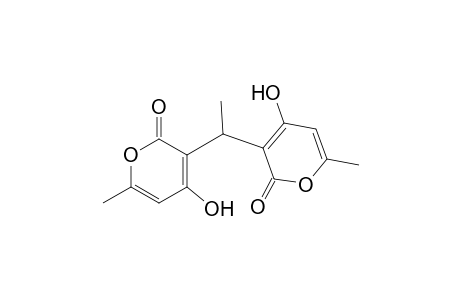 2H-Pyran-2-one, 3,3'-ethylidenebis[4-hydroxy-6-methyl-