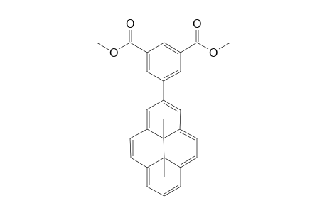 trans-Dimethyl 5-[2-(10b,10c-dimethyl-10b,10c-dihydropyrenyl)benzene-1,3-dicarboxylate