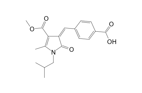 4-[(Z)-(1-isobutyl-4-methoxycarbonyl-5-methyl-2-oxo-pyrrol-3-ylidene)methyl]benzoic acid