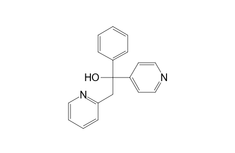 1-Phenyl-2-(2-pyridinyl)-1-pyridin-4-ylethanol